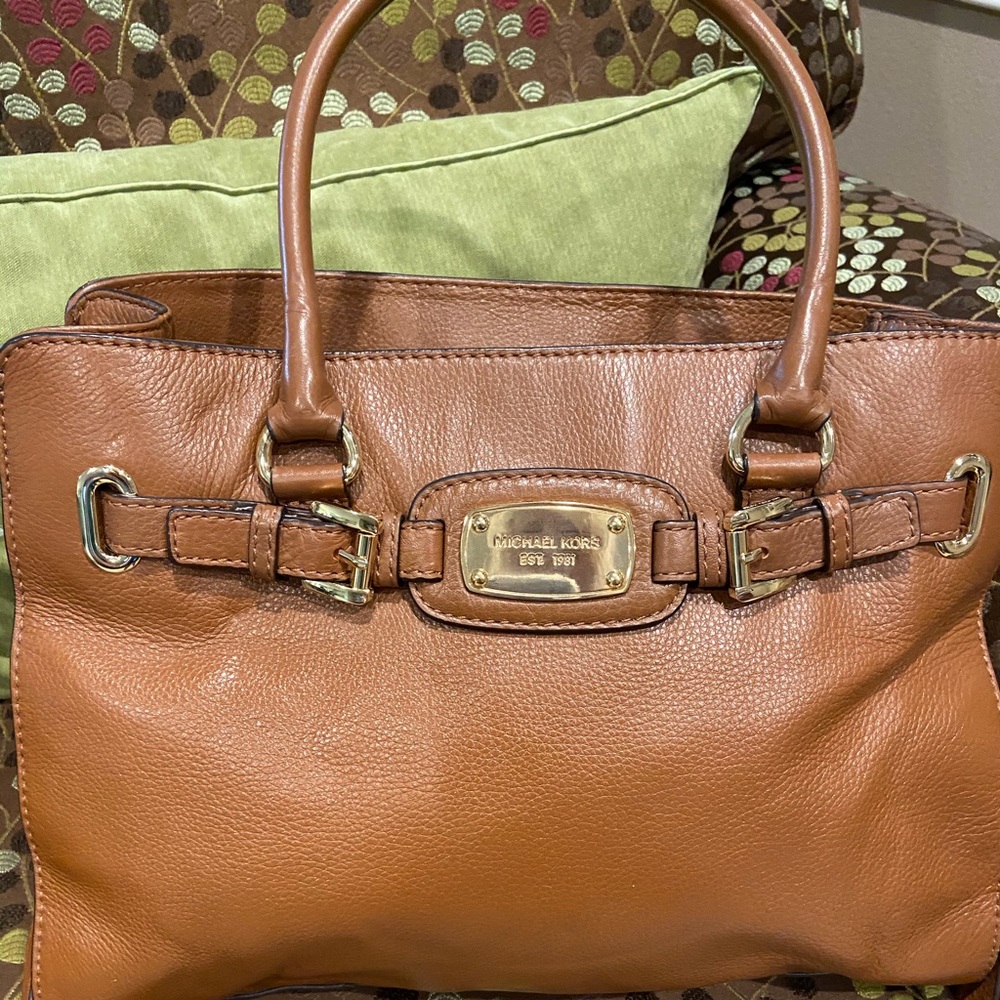 Michael Kors Brown Leather Handbag